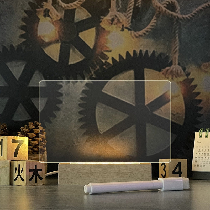 LED Light Note Board With Pen - Home Fun Home