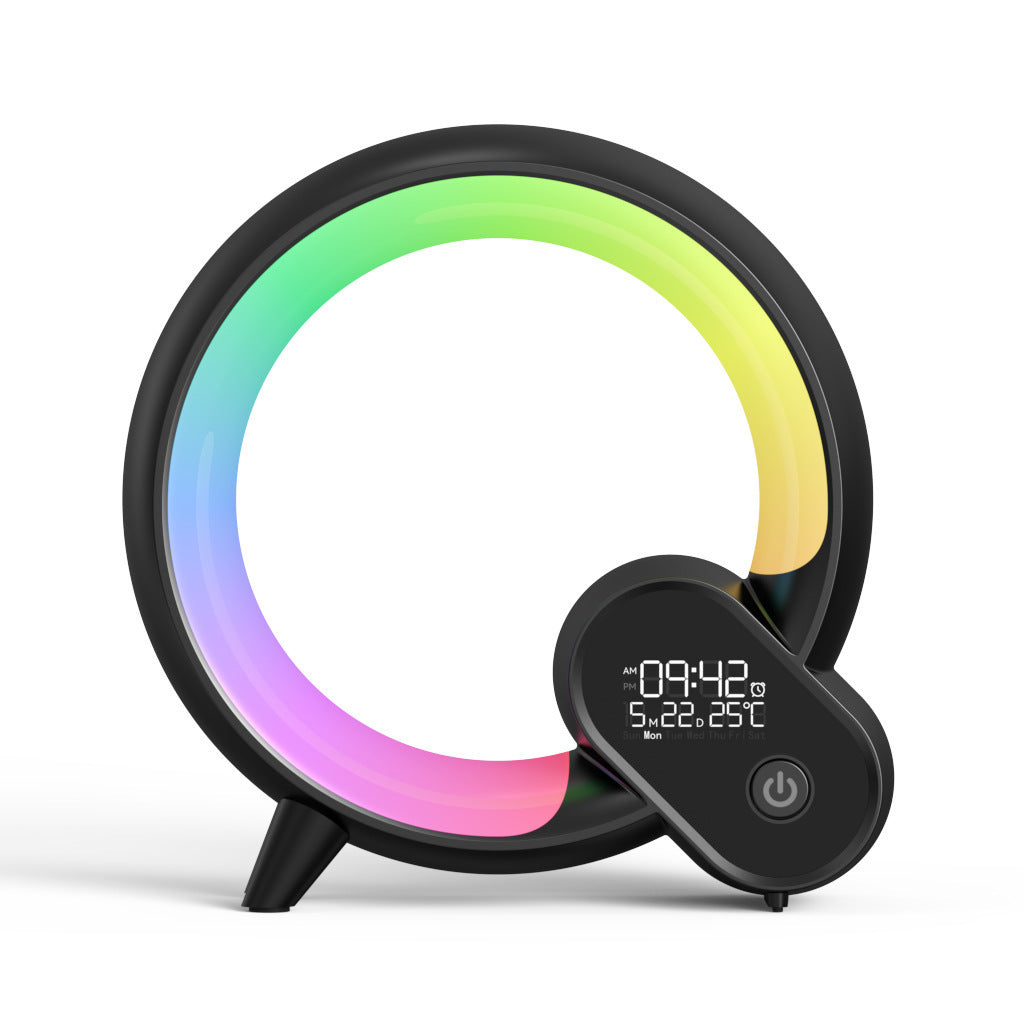 Smart Ring Light With Digital Clock - Home Fun Home