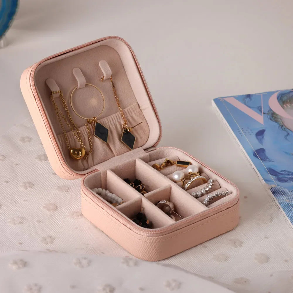 Mini Jewelry Travel Storage Box - Home Fun Home