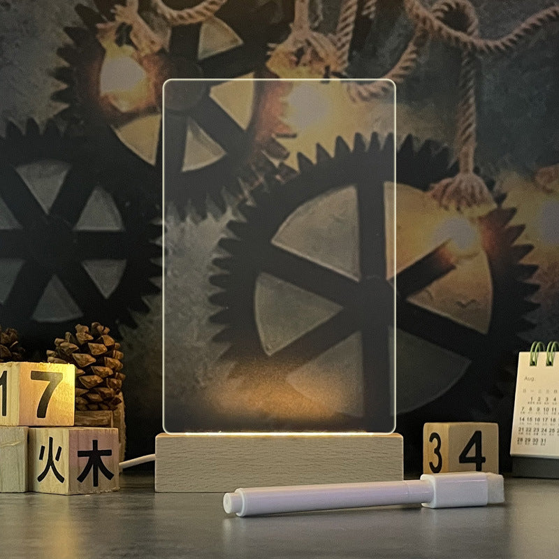 LED Light Note Board With Pen - Home Fun Home