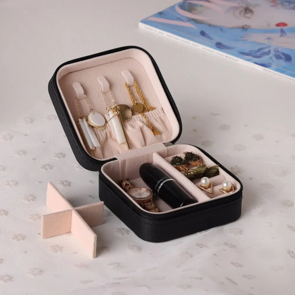 Mini Jewelry Travel Storage Box - Home Fun Home